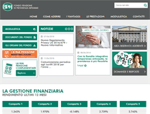 Tablet Screenshot of fondopensionebipiemme.it